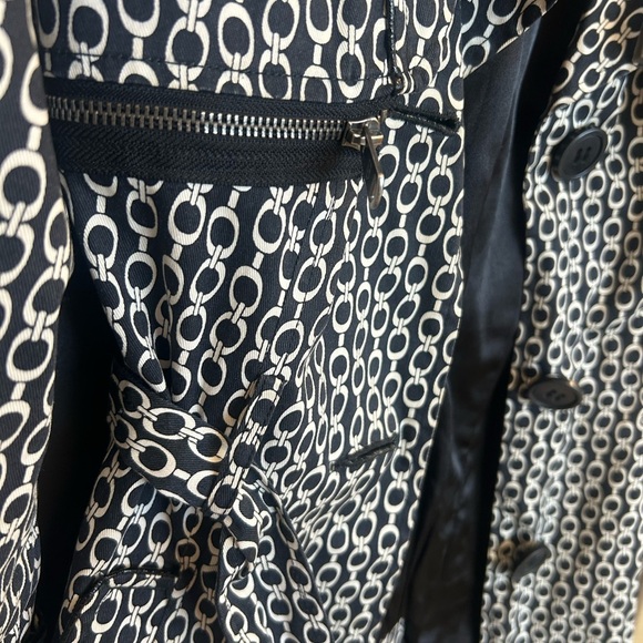 Spoom M-L (38) trench with great pattern in excellent condition so funky! EUC - Picture 3 of 16